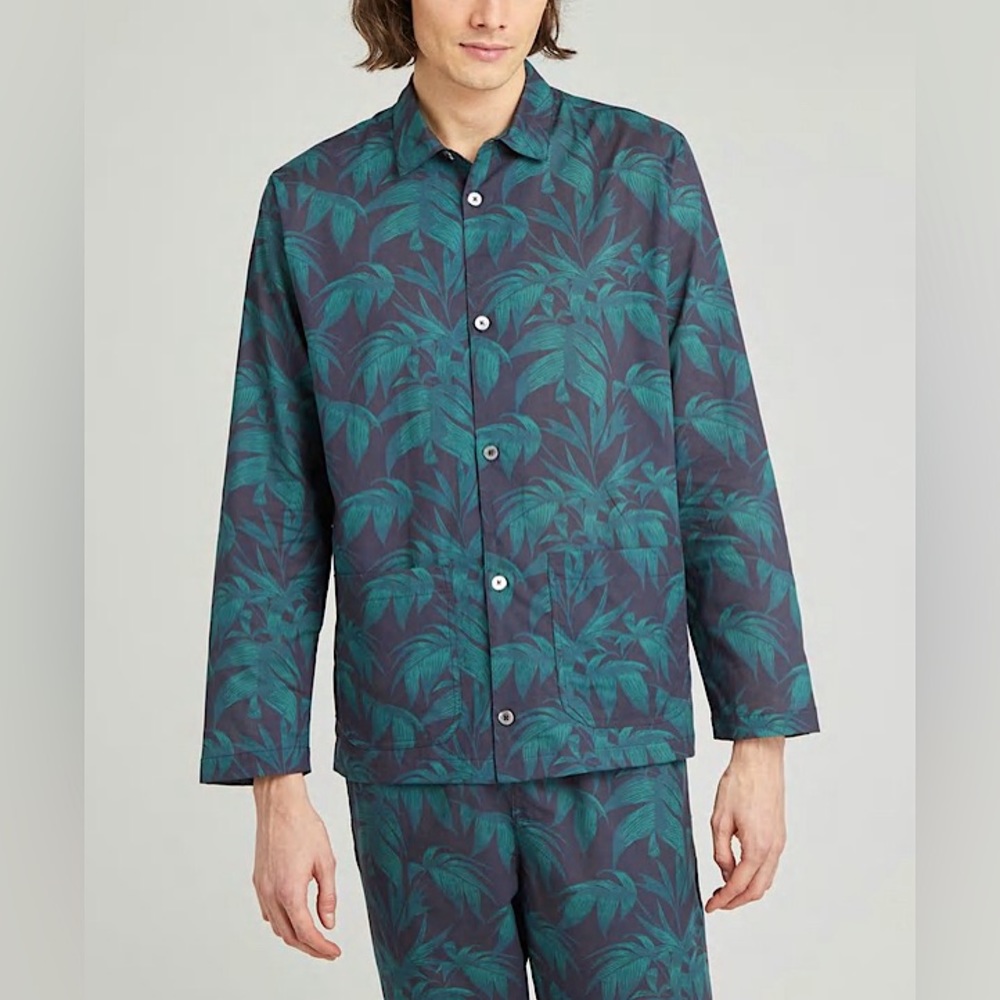Man luxury Pajama’s set - hand printed fabric for Liberty London - Picture 3 of 4